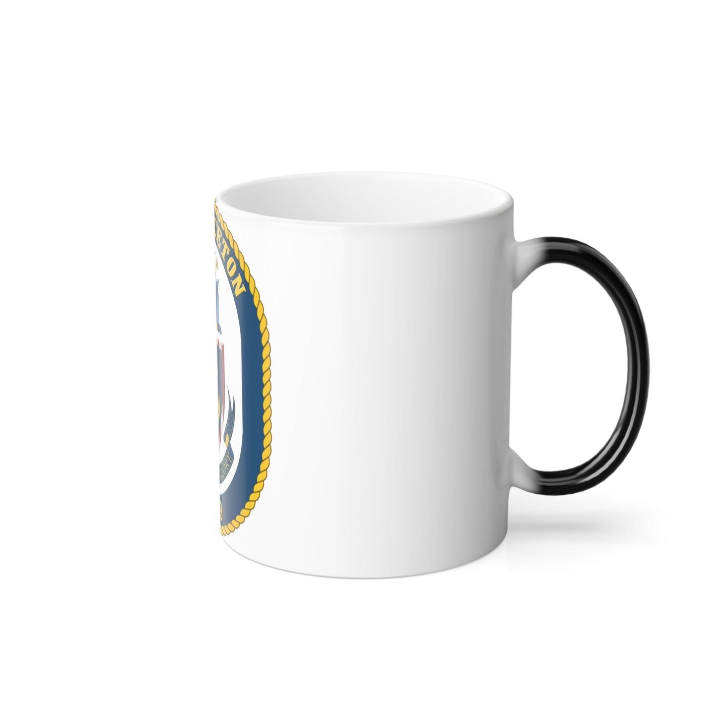 USS Princeton CG 59 Crest (U.S. Navy) Color Changing Mug 11oz-11oz-The Sticker Space