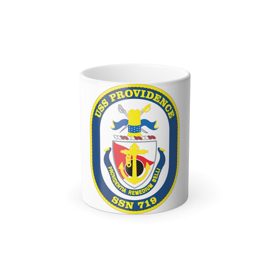 USS Providence SSN 719 (U.S. Navy) Color Changing Mug 11oz-11oz-The Sticker Space