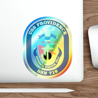USS Providence SSN 719 (U.S. Navy) Holographic STICKER Die-Cut Vinyl Decal-The Sticker Space