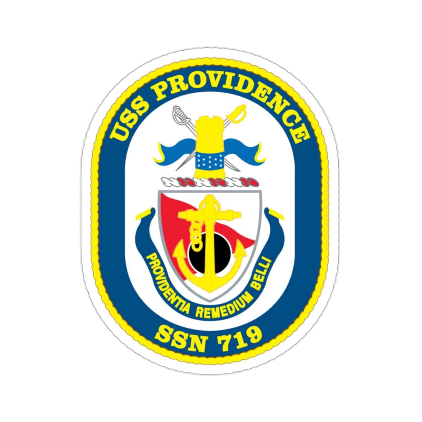 USS Providence SSN 719 (U.S. Navy) STICKER Vinyl Die-Cut Decal-2 Inch-The Sticker Space