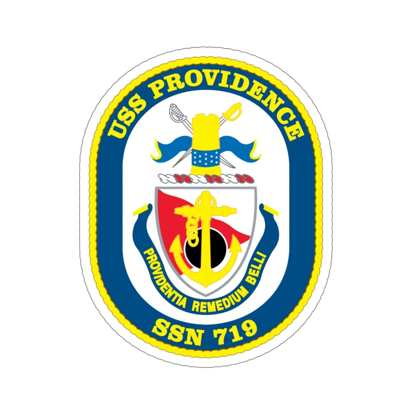 USS Providence SSN 719 (U.S. Navy) STICKER Vinyl Die-Cut Decal-5 Inch-The Sticker Space