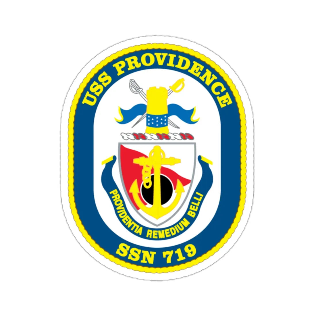 USS Providence SSN 719 (U.S. Navy) STICKER Vinyl Die-Cut Decal 2 Inch - The Sticker Space