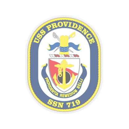 USS Providence SSN 719 (U.S. Navy) STICKER Vinyl Kiss-Cut Decal 4 Inch Transparent - The Sticker Space