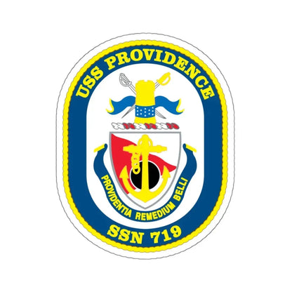USS Providence SSN 719 (U.S. Navy) STICKER Vinyl Kiss-Cut Decal 4 Inch White - The Sticker Space