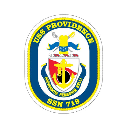 USS Providence SSN 719 (U.S. Navy) STICKER Vinyl Kiss-Cut Decal 6 Inch White - The Sticker Space