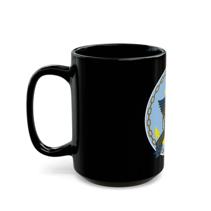 USS Racine LPT 1191 (U.S. Navy) Black Coffee Mug-The Sticker Space
