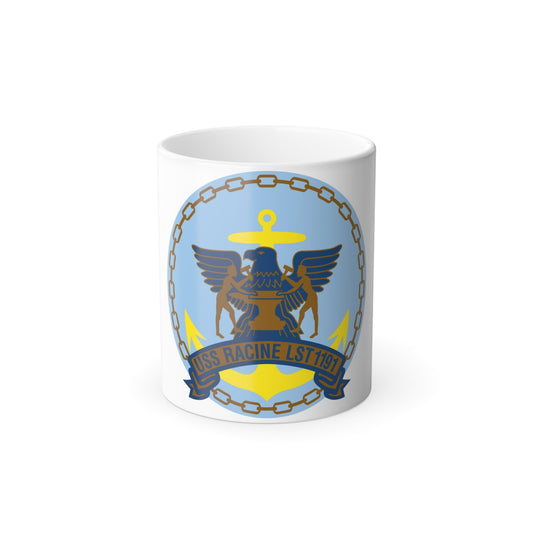 USS Racine LPT 1191 (U.S. Navy) Color Changing Mug 11oz-11oz-The Sticker Space