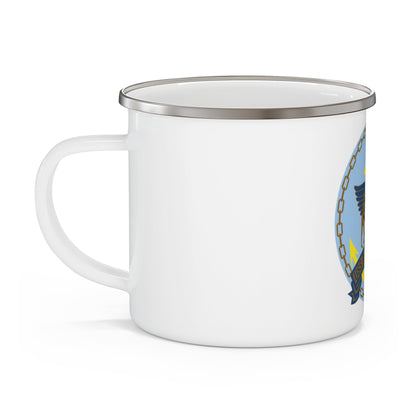 USS Racine LPT 1191 (U.S. Navy) Enamel Mug 12oz-12oz-The Sticker Space