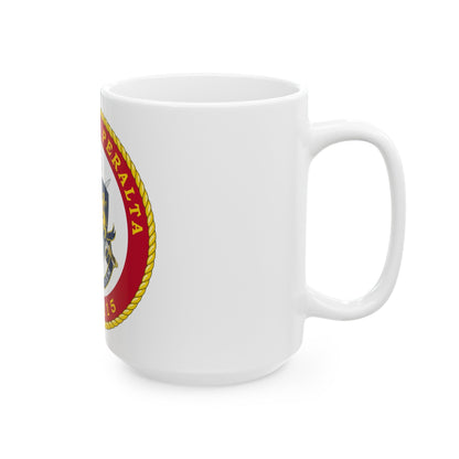 USS Rafael Peralta DDG 115 (U.S. Navy) White Coffee Mug-The Sticker Space