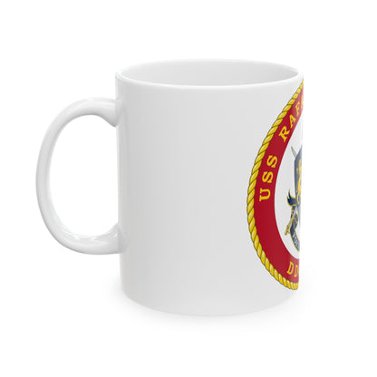 USS Rafael Peralta DDG 115 (U.S. Navy) White Coffee Mug-The Sticker Space