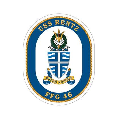 USS Rentz FFG 46 (U.S. Navy) STICKER Vinyl Die-Cut Decal 6 Inch - The Sticker Space