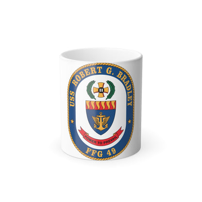 USS Robert G Bradley FF 49 (U.S. Navy) Color Changing Mug 11oz-11oz-The Sticker Space