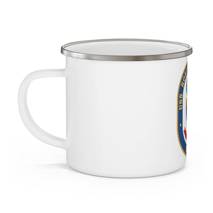 USS Robert G Bradley FF 49 (U.S. Navy) Enamel Mug 12oz-12oz-The Sticker Space