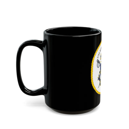 USS Ronald Reagan CVN 76 Chief (U.S. Navy) Black Coffee Mug-The Sticker Space