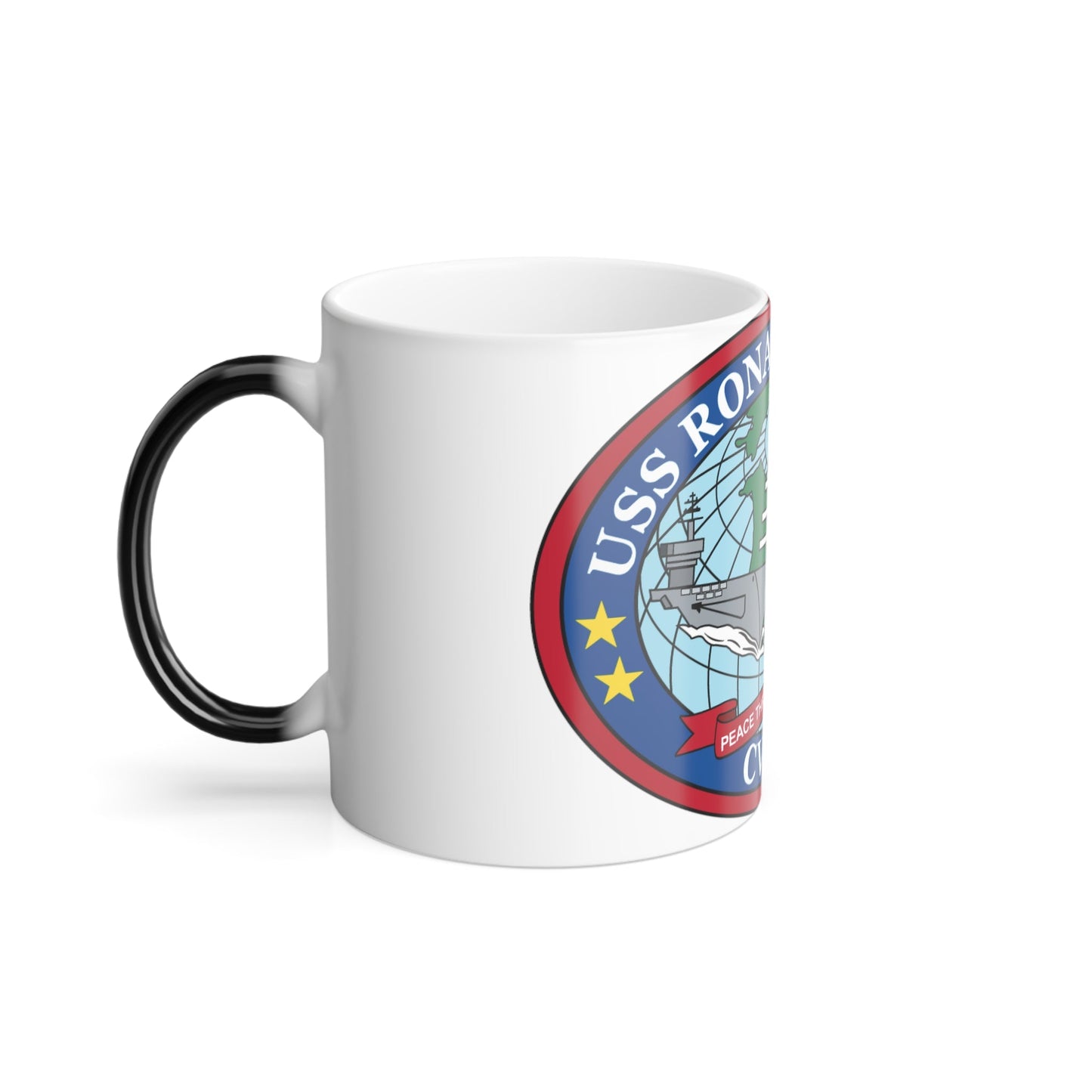 USS Ronald Reagan CVN 76 (U.S. Navy) Color Changing Mug 11oz-11oz-The Sticker Space