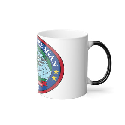 USS Ronald Reagan CVN 76 (U.S. Navy) Color Changing Mug 11oz-11oz-The Sticker Space