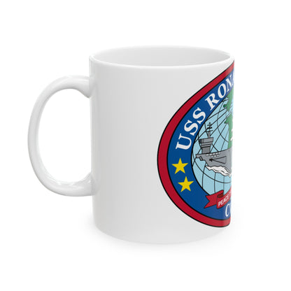 USS Ronald Reagan CVN 76 (U.S. Navy) White Coffee Mug-The Sticker Space