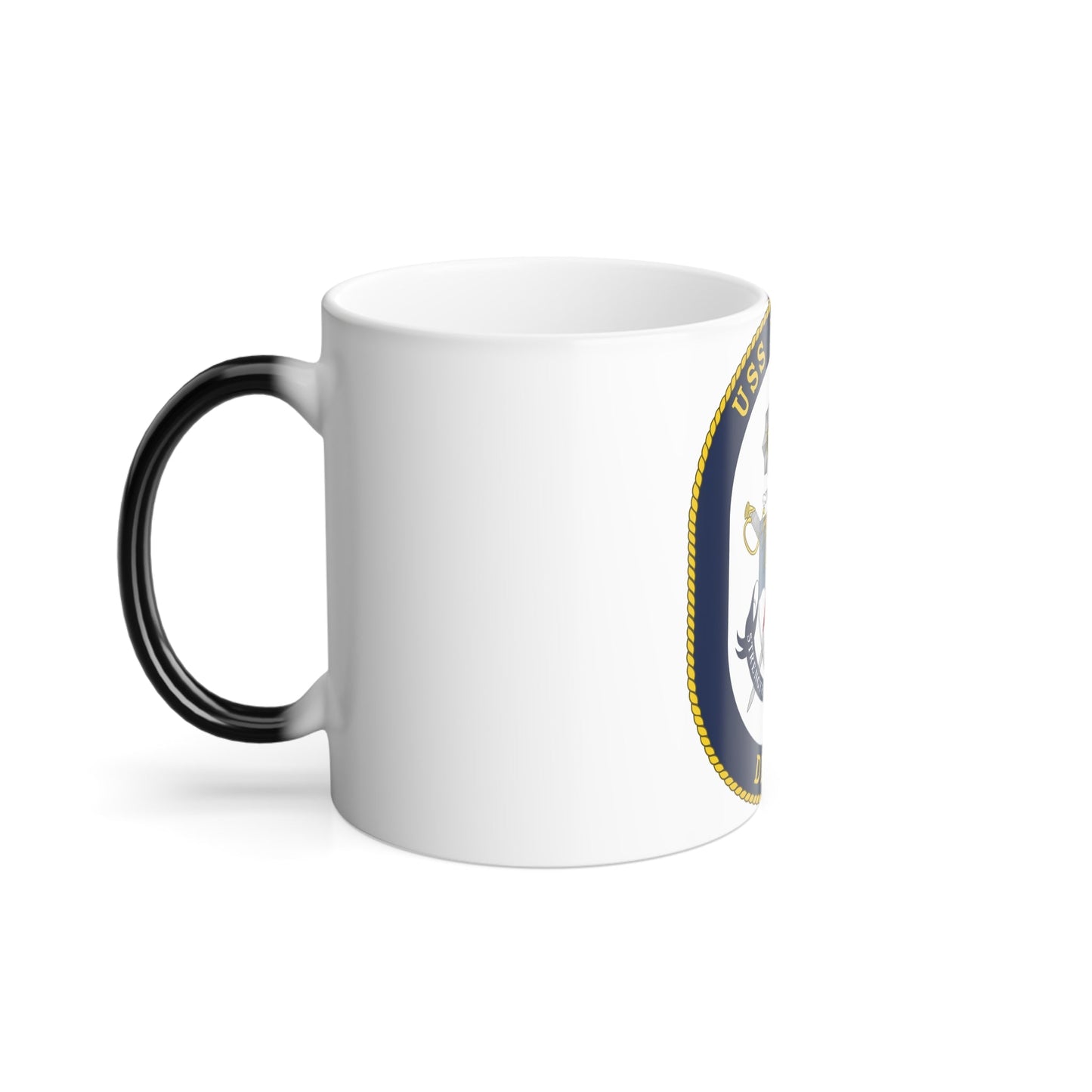 USS Russell DDG 59 Crest (U.S. Navy) Color Changing Mug 11oz-11oz-The Sticker Space