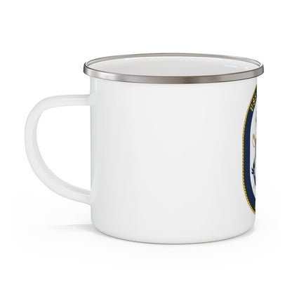 USS Russell DDG 59 Crest (U.S. Navy) Enamel Mug 12oz-12oz-The Sticker Space