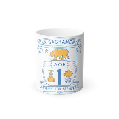 USS Sacramento Ready For Service (U.S. Navy) Color Changing Mug 11oz-11oz-The Sticker Space