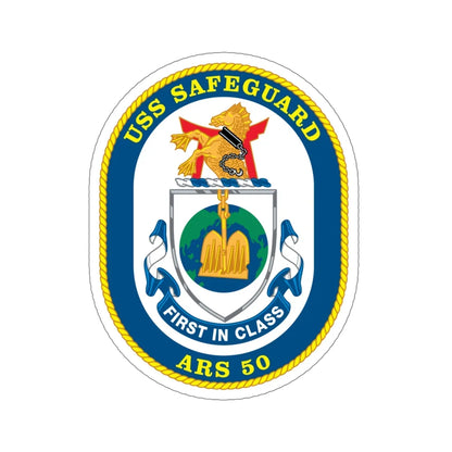 USS Safeguard ARS 50 (U.S. Navy) STICKER Vinyl Die-Cut Decal 6 Inch - The Sticker Space