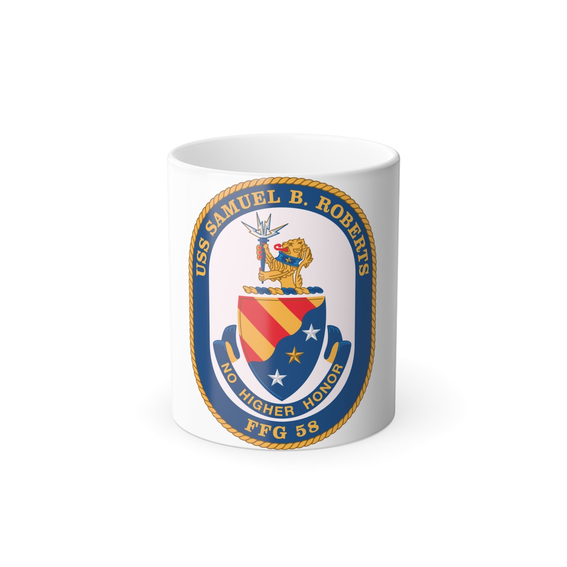 USS Samuel B Roberts (U.S. Navy) Color Changing Mug 11oz-11oz-The Sticker Space