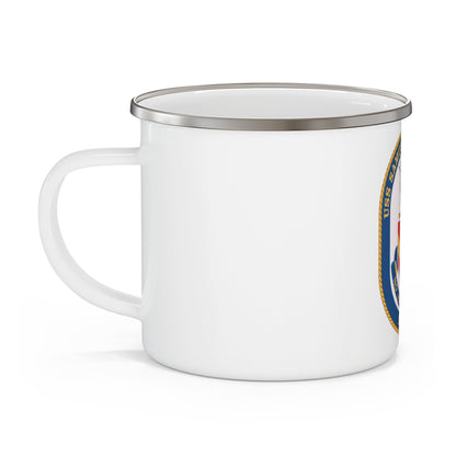 USS Samuel B Roberts (U.S. Navy) Enamel Mug 12oz-12oz-The Sticker Space