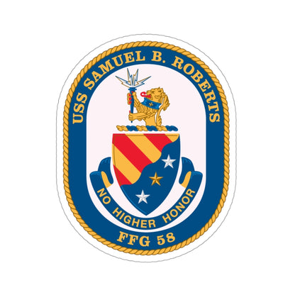 USS Samuel B Roberts (U.S. Navy) STICKER Vinyl Die-Cut Decal-3 Inch-The Sticker Space