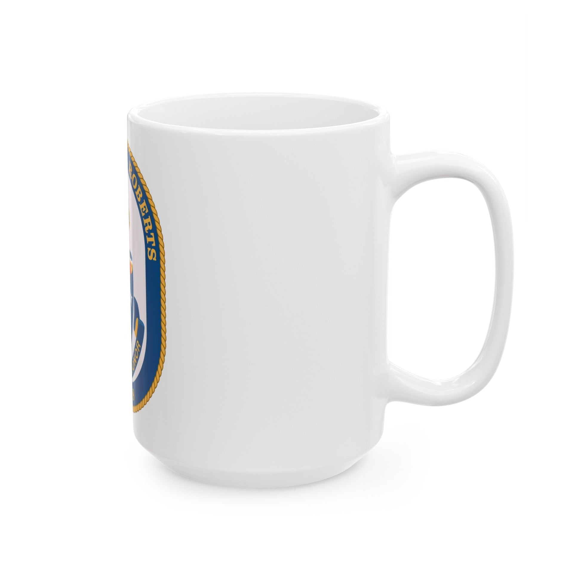 USS Samuel B Roberts (U.S. Navy) White Coffee Mug-The Sticker Space