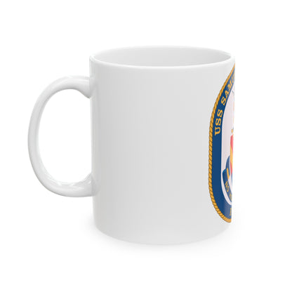 USS Samuel B Roberts (U.S. Navy) White Coffee Mug-The Sticker Space