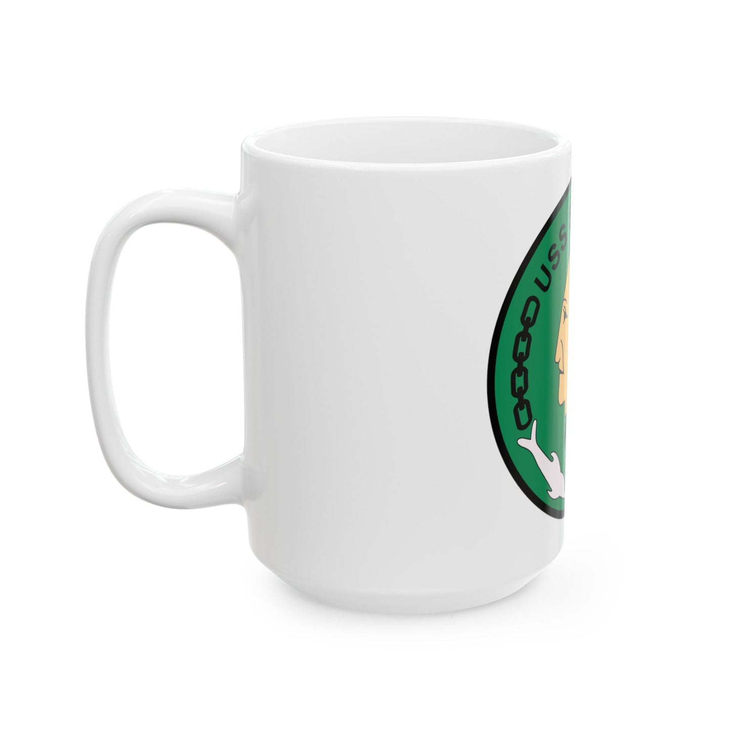 USS Seattle AOE 3 (U.S. Navy) White Coffee Mug-The Sticker Space