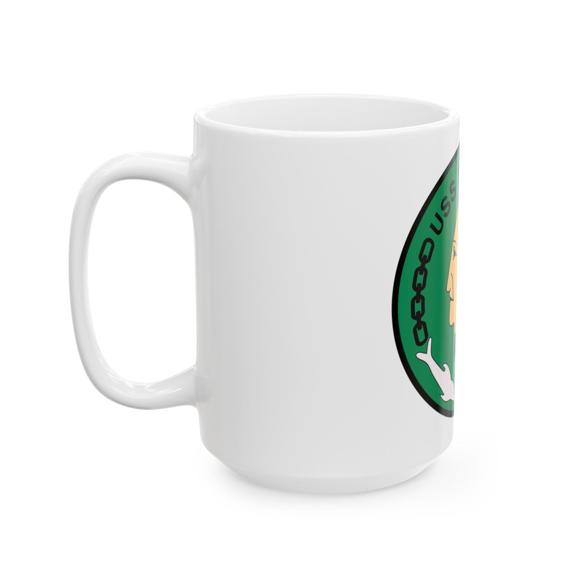 USS Seattle AOE 3 (U.S. Navy) White Coffee Mug-The Sticker Space