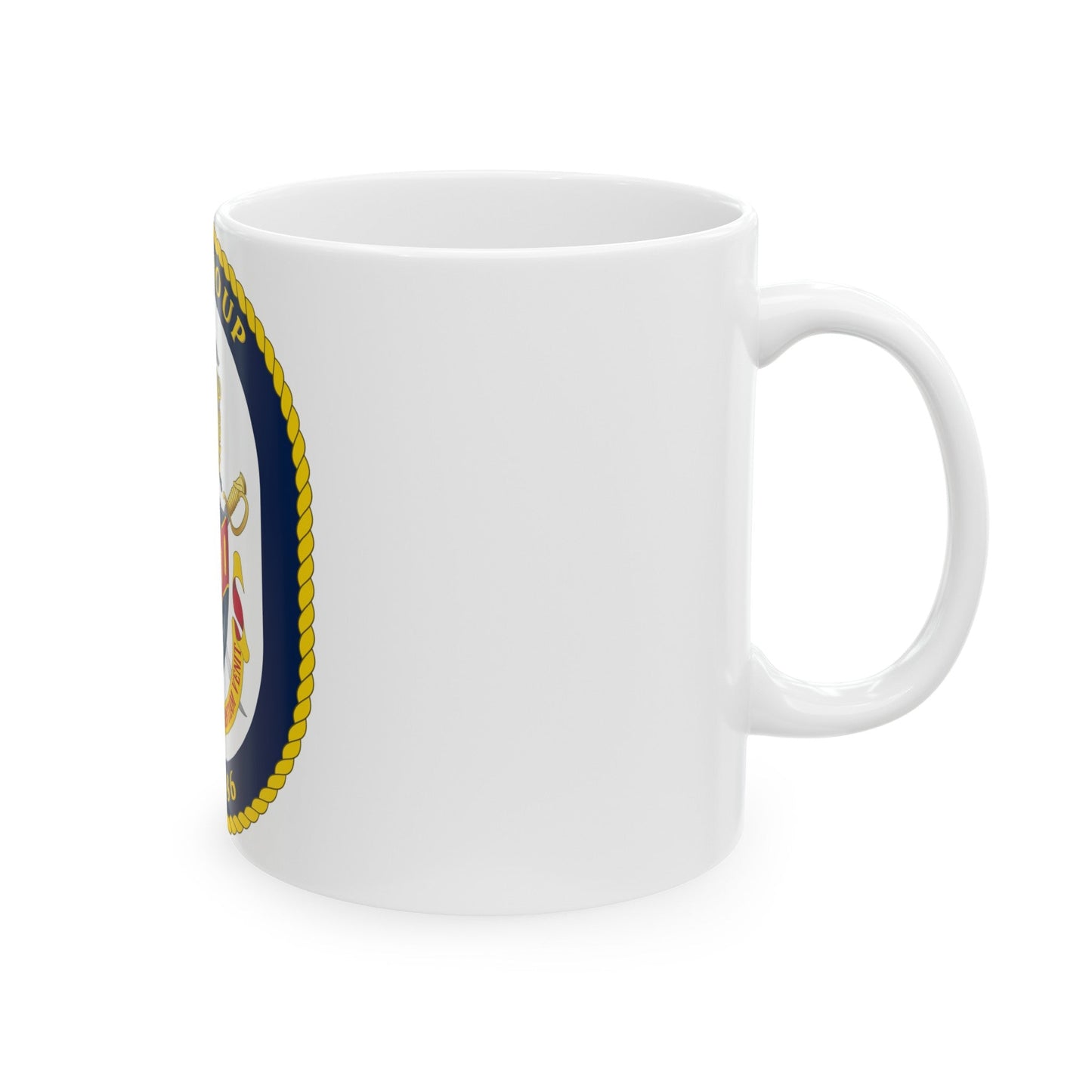 USS Shoup DDG 86 Crest (U.S. Navy) White Coffee Mug-The Sticker Space