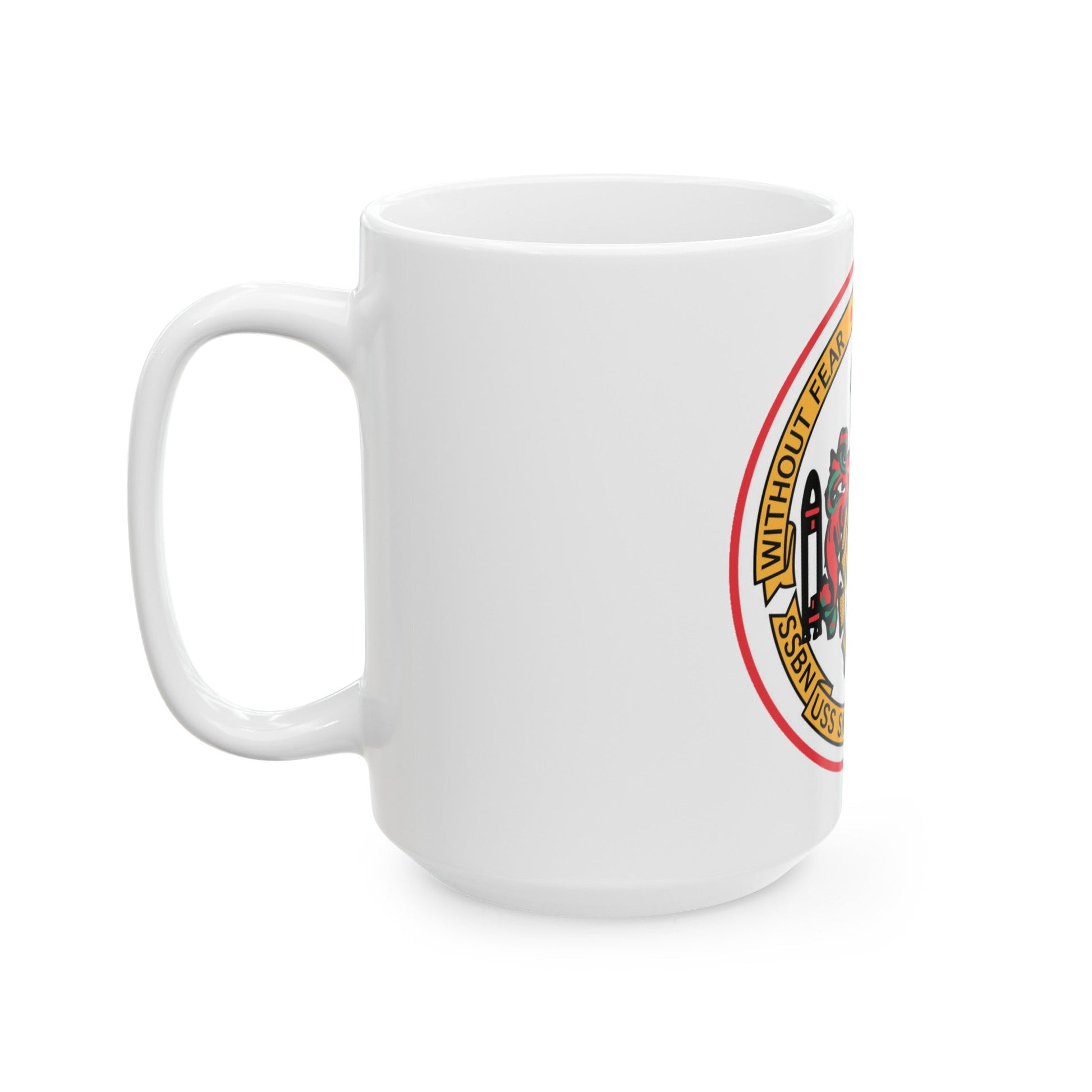 USS Simon Bolivar SSBN 641 (U.S. Navy) White Coffee Mug-The Sticker Space