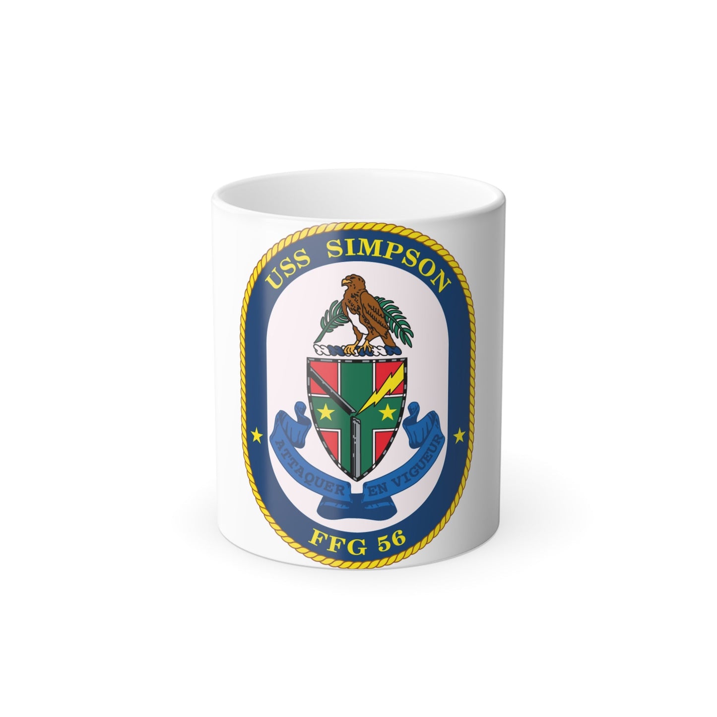 USS Simpson (U.S. Navy) Color Changing Mug 11oz-11oz-The Sticker Space