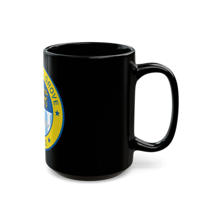 USS Spiegel Grove LSD 32 (U.S. Navy) Black Coffee Mug-The Sticker Space