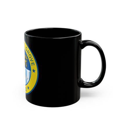 USS Spiegel Grove LSD 32 (U.S. Navy) Black Coffee Mug-The Sticker Space