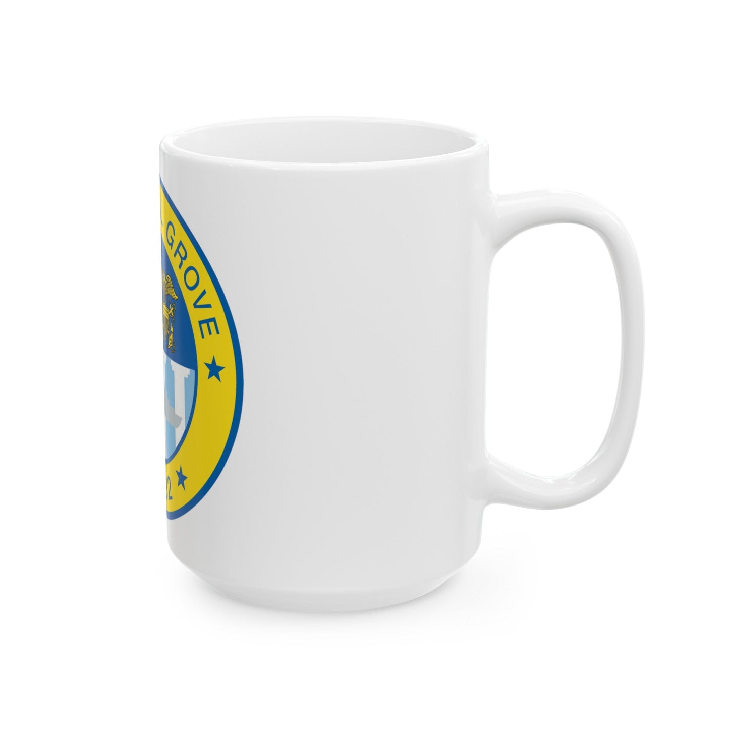 USS Spiegel Grove LSD 32 (U.S. Navy) White Coffee Mug-The Sticker Space