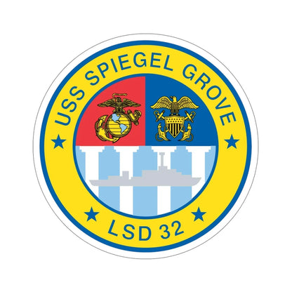 USS Spiegel Grove LSD 32 (U.S. Navy) STICKER Vinyl Die-Cut Decal 6 Inch - The Sticker Space