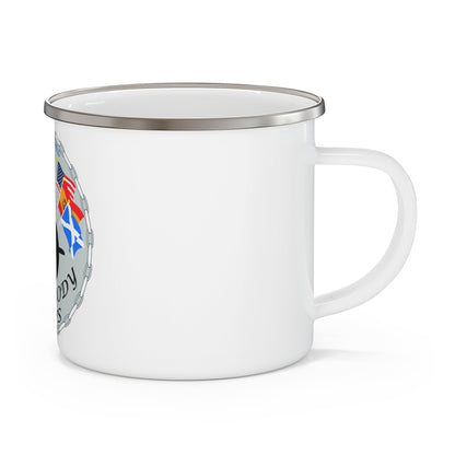 USS Springfield Everybody Rows (U.S. Navy) Enamel Mug 12oz-12oz-The Sticker Space