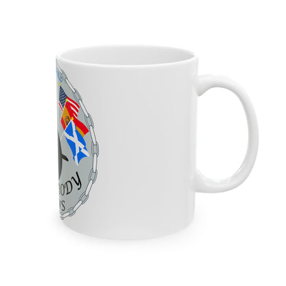 USS Springfield Everybody Rows (U.S. Navy) White Coffee Mug-The Sticker Space