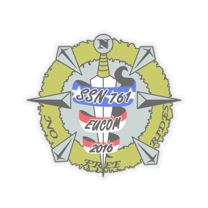 USS Springfield SSN 761 (U.S. Navy) STICKER Vinyl Kiss-Cut Decal 6 Inch Transparent - The Sticker Space