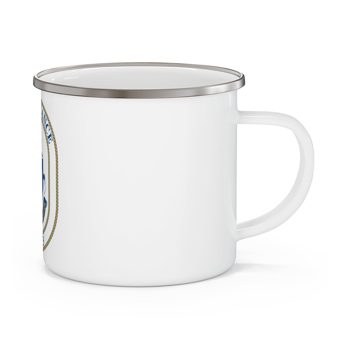 USS Spruance DD 963 (U.S. Navy) Enamel Mug 12oz-12oz-The Sticker Space