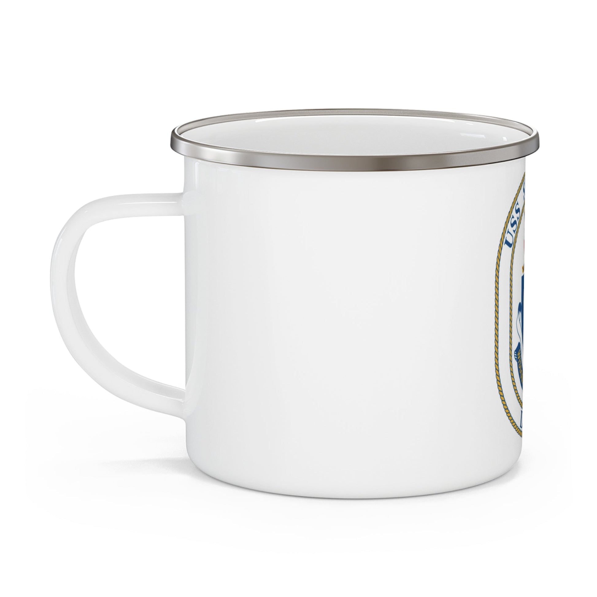 USS Spruance DD 963 (U.S. Navy) Enamel Mug 12oz-12oz-The Sticker Space