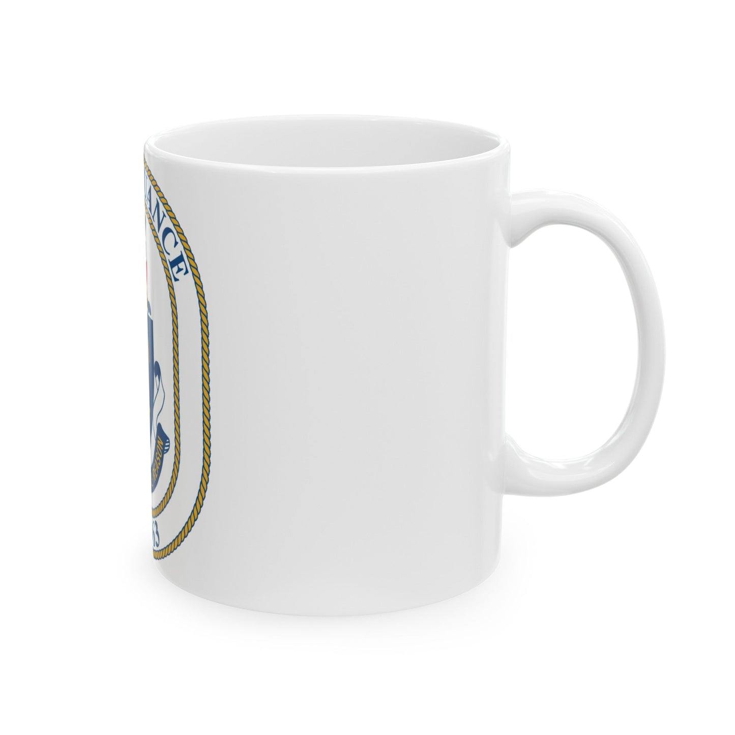 USS Spruance DD 963 (U.S. Navy) White Coffee Mug-The Sticker Space