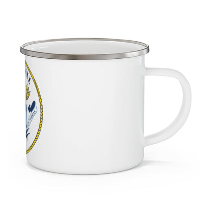 USS Squall PC7 (U.S. Navy) Enamel Mug 12oz-12oz-The Sticker Space