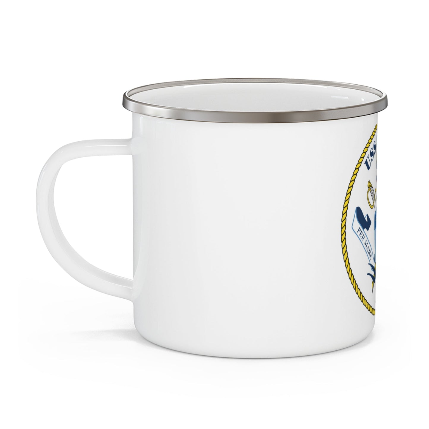 USS Squall PC7 (U.S. Navy) Enamel Mug 12oz-12oz-The Sticker Space