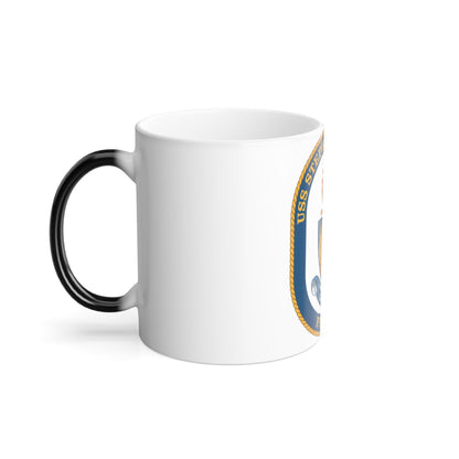 USS Stephen W Groves (U.S. Navy) Color Changing Mug 11oz-11oz-The Sticker Space