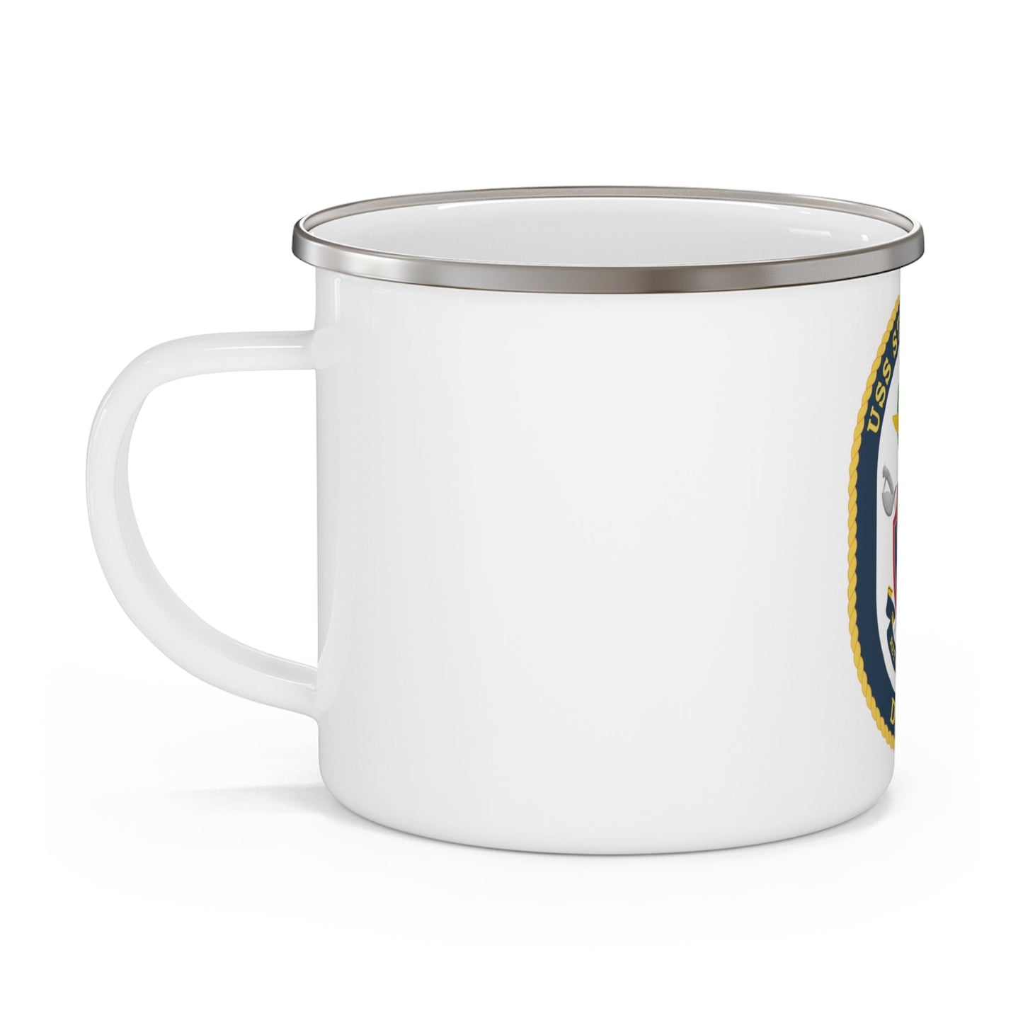 USS Stockdale COA (U.S. Navy) Enamel Mug 12oz-12oz-The Sticker Space