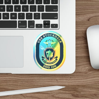 USS Stockdale COA (U.S. Navy) Holographic STICKER Die-Cut Vinyl Decal-The Sticker Space